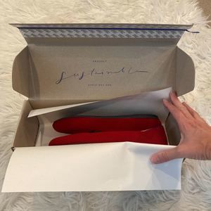 Brand new: Rothy's Women's Bright Red “The Flat” Shoes, Size 8